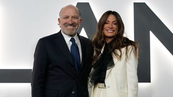 Howard Lutnick och hans fru Allison besökte Epsteins ö 2012. Foto: Jose Luis Magana/AP/TT