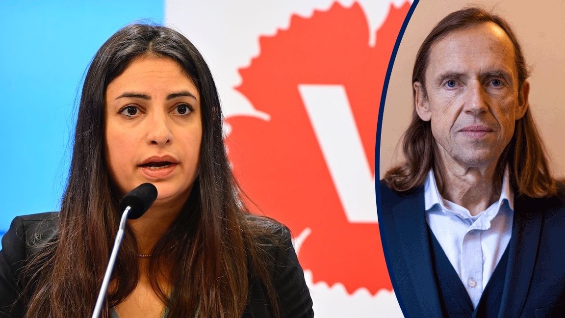 Nooshi Dadgostar (V). Foto: Anders Wiklund/TT