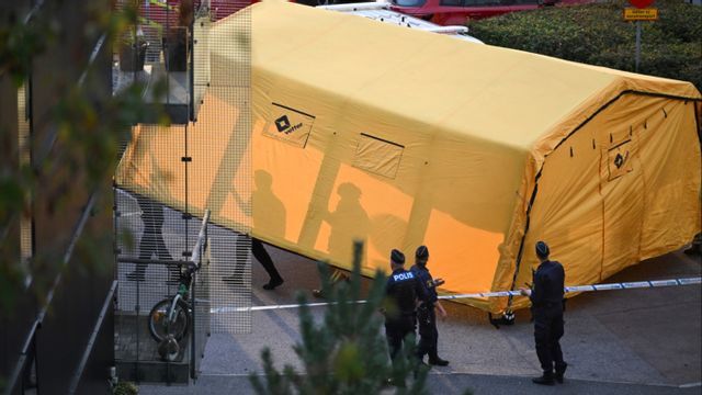 En polisinsats pågår i Lunden i Göteborg på grund av ett misstänkt grovt brott. Björn Larsson Rosvall/TT