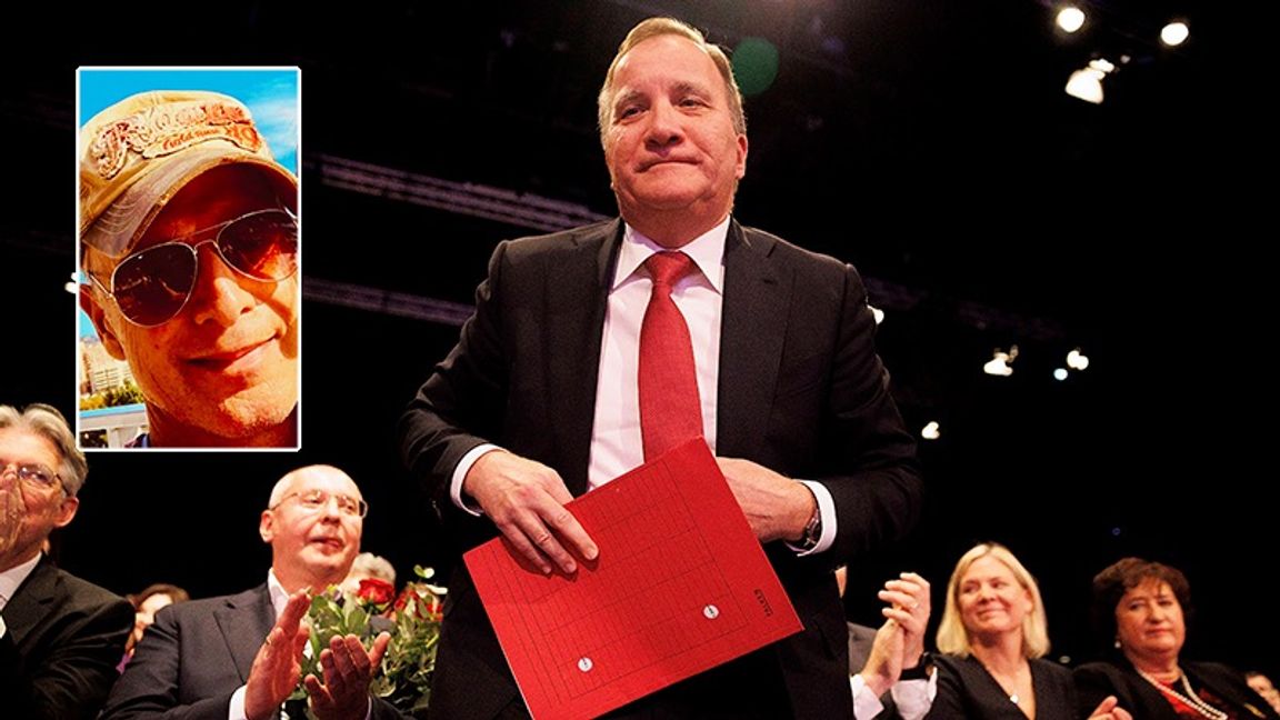 Dagens debattör Henrik Diamant vill avtacka Stefan Löfven när han går vidare i karriären. Foto: Privat / Carsten Koall/AP/TT