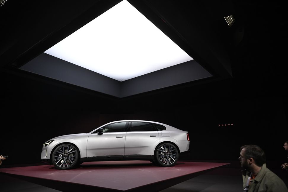 Volvo Cars nya helektriska modell ES90 tillverkas i Chengdu, Kina. Foto: Anders Wiklund/TT