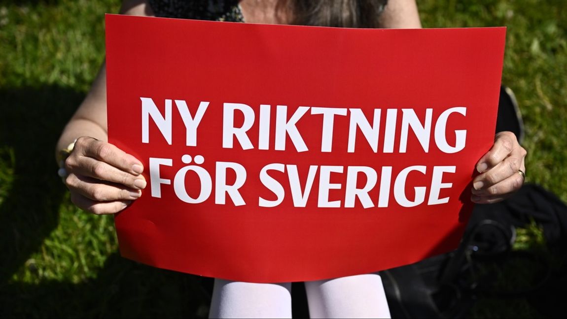 Den nya riktningen för Sverige som är Socialdemokraternas mål är uppenbart fel riktning. Foto: Christine Olsson/TT