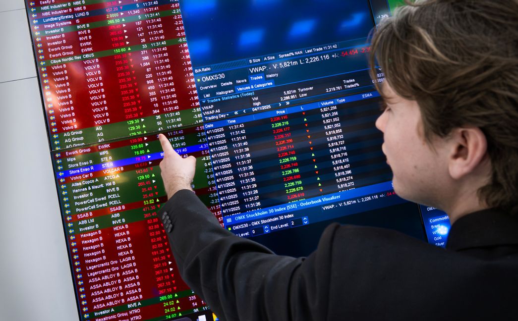 Stockholmsbörsen. Arkivbild. Foto: Claudio Bresciani/TT