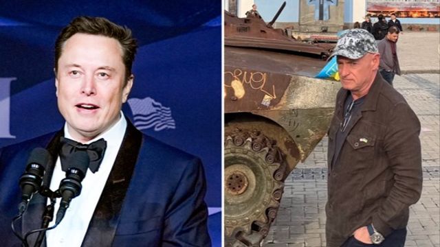 Senator Mark Kelly, till höger, svarar Elon Musk på X. Foto: AP/Privat