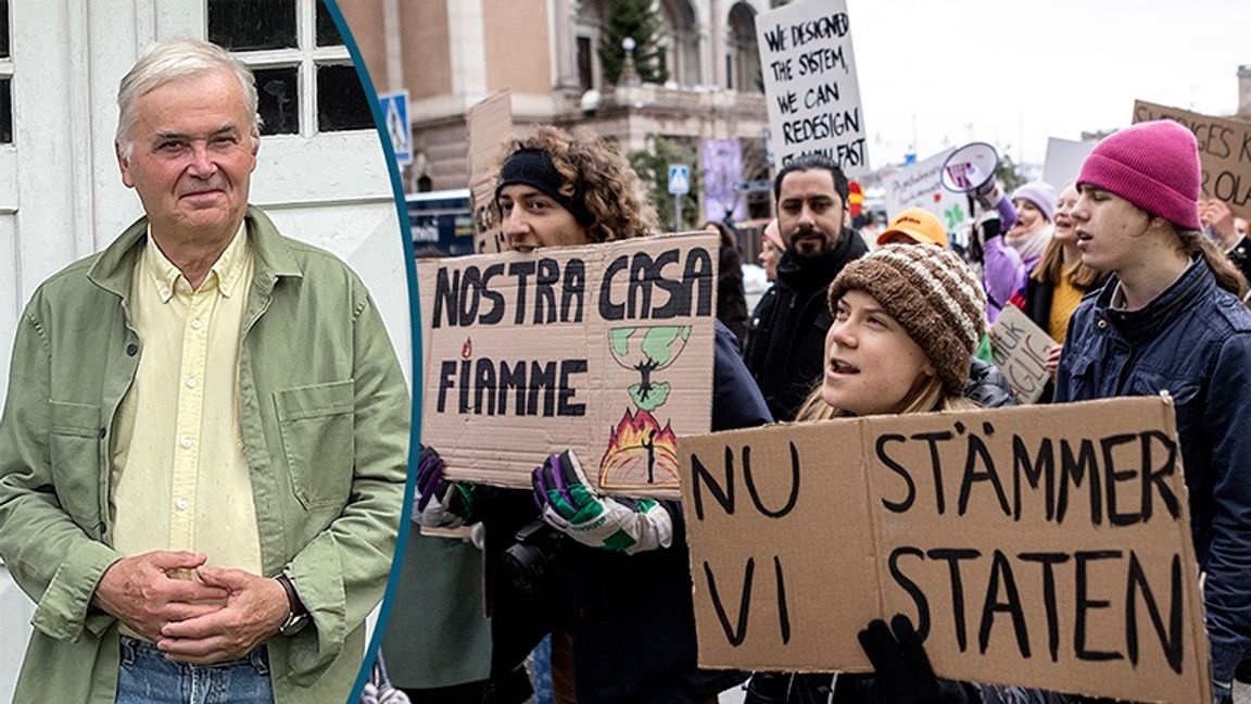 Aurora och Greta Thunberg lämnade in en stämning av staten i november förra året. Foto: Christine Olsson/TT