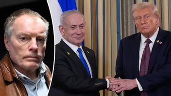 Magnus Norell samt Israels premiärminister Benjamin Netanyahu och Donald Trump vid måndagens pressträff. Foto: Johan Nilsson/Alex Brandon/AP/TT