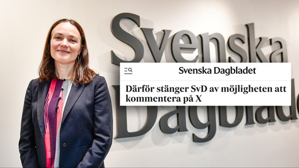 Lisa Irenius är ansvarig utgivare för Svenska Dagbladet. Foto: Mikaela Landeström/TT