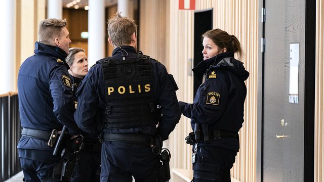 Från huvudförhandlingen vid Lunds tingsrätt.
Foto: Johan Nilsson/TT.