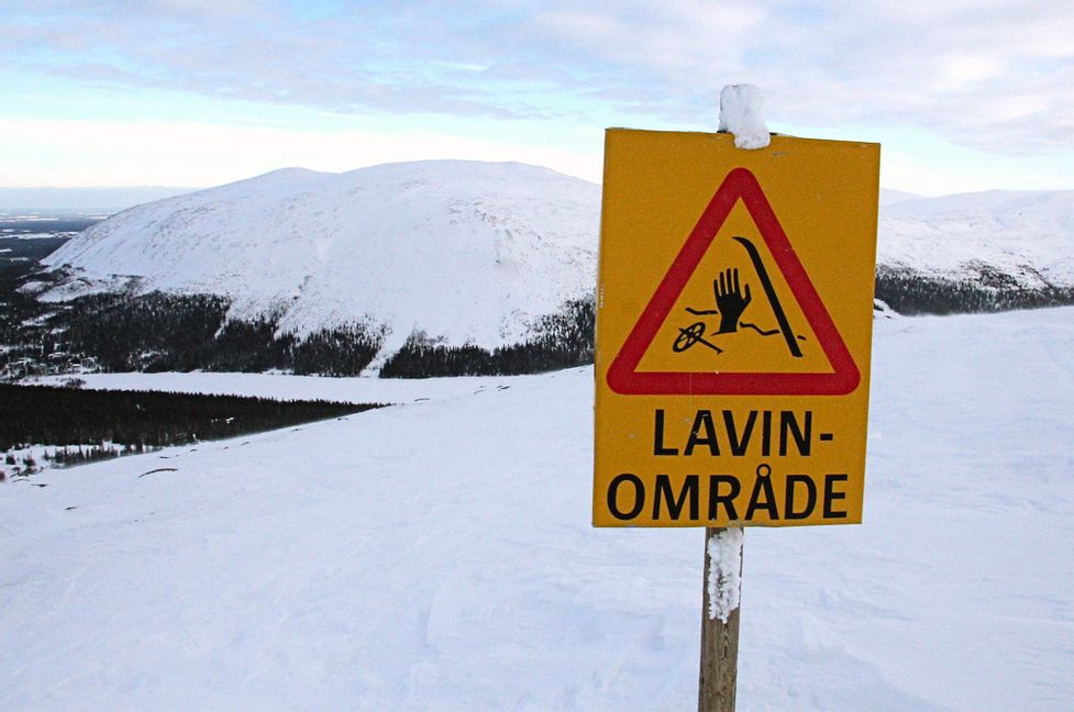 Lavinfaran ger farliga förhållanden i delar av de svenska fjälltrakterna. Arkivbild. Foto: Mats Lennartson/TT