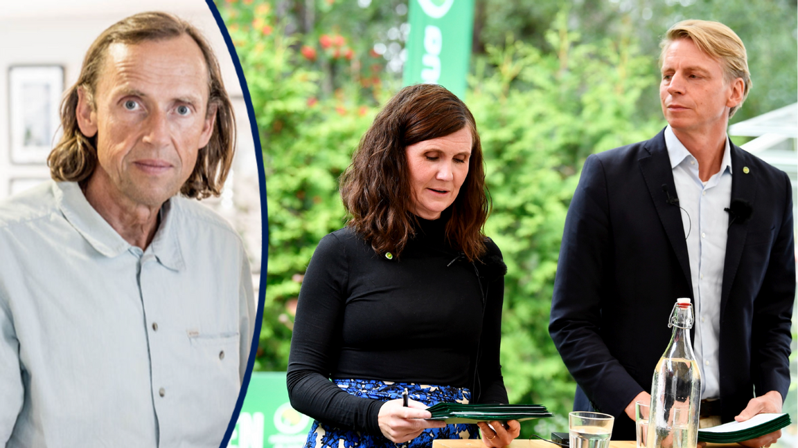 På två mandatperioder har andelen som tycker att Miljöpartiet har bästa miljöpolitiken minskat från 62 till 16 procent. Något för språkrören Märta Stenevi och Per Bolund att begrunda. Foto: Pontus Lundahl/TT 