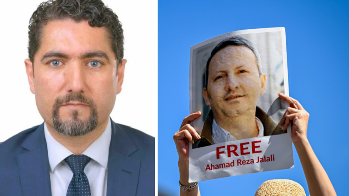 Klockan tickar för dödsdömde Ahmadreza Djalali. Advokaten Nima Rostami, som nu företräder den svensk-iranske KI-forskaren, varnar för att det nu pågår en intern strid mellan Irans säkerhetsstyrkor om vem som ska få äran att avrätta Djalali. Foto: Christine Olsson/TT/Privat