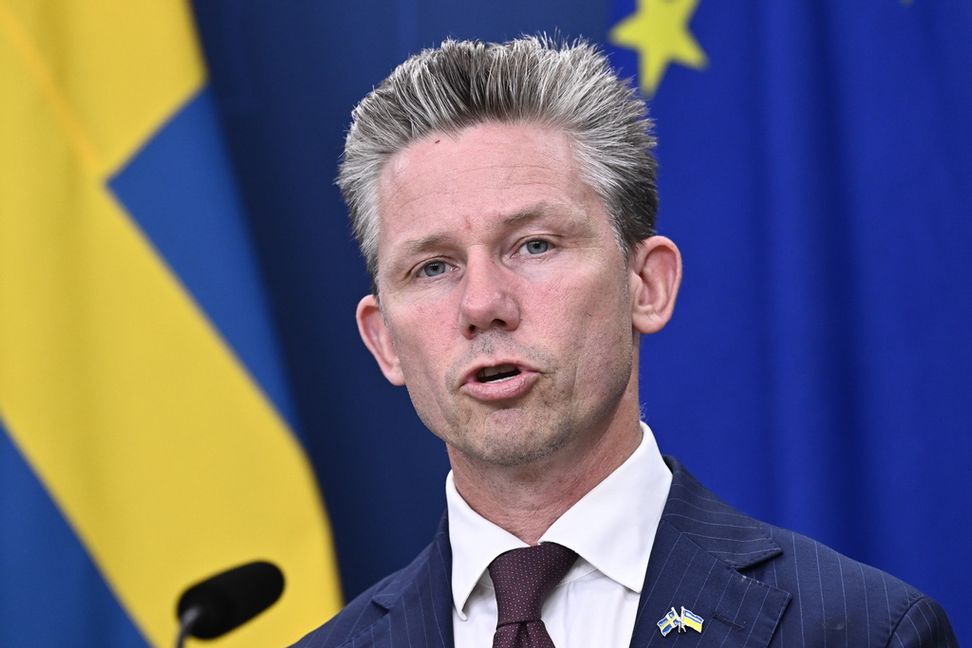 Försvarsminister Pål Jonson (M). Arkivbild. Jonas Ekströmer/TT