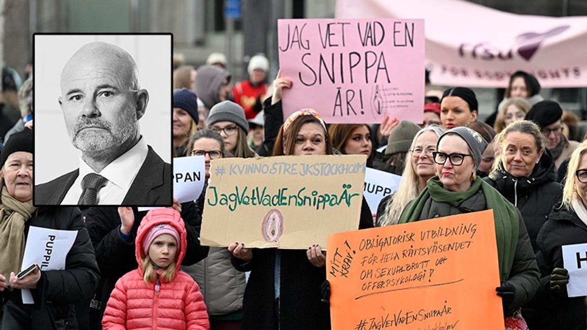 Mats Bergh kommenterar snippadomen som väckt stor upprördhet. Foto: Jessica Gow/TT