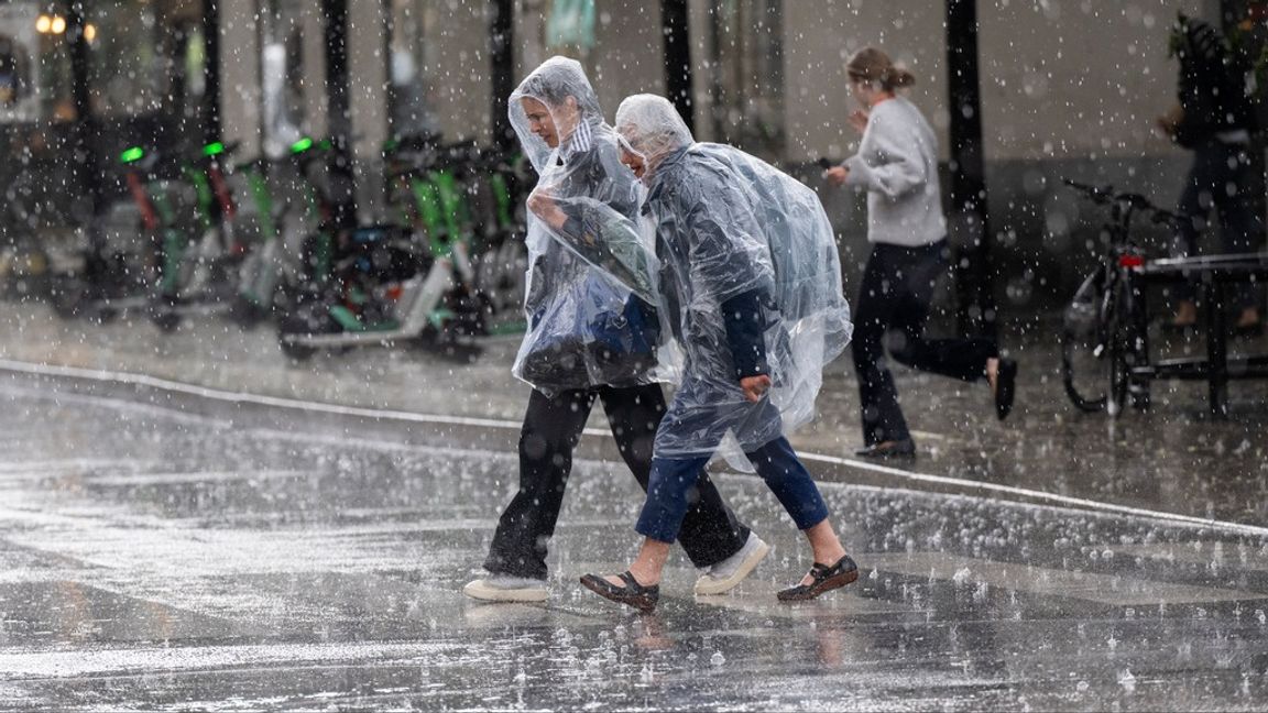 Det kan bli regn i stora delar av södra Sverige i dag. I Götaland och västra Värmland varnar SMHI för risk för skyfall. Arkivbild. Foto: Henrik Montgomery/TT. 