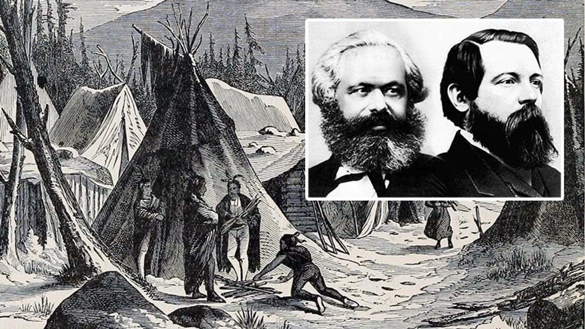 Marx och Engels hämtade inspiration till sin utopi från nordamerikanska urinvånare. Bild: Henry Davenport/Friedrich Karl Wunder/George Lester