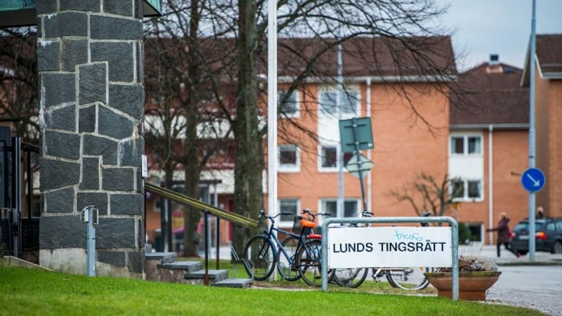 Lunds tingsrätt. Arkivbild. Foto: Emil Langvad/TT